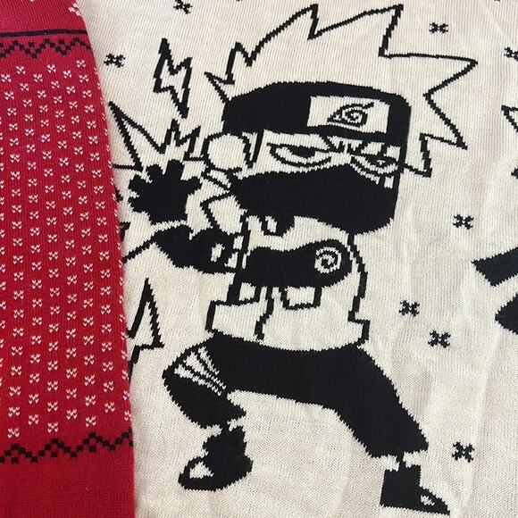 Naruto Holiday Sweater Lg Rare Find - Picture 2 of 5